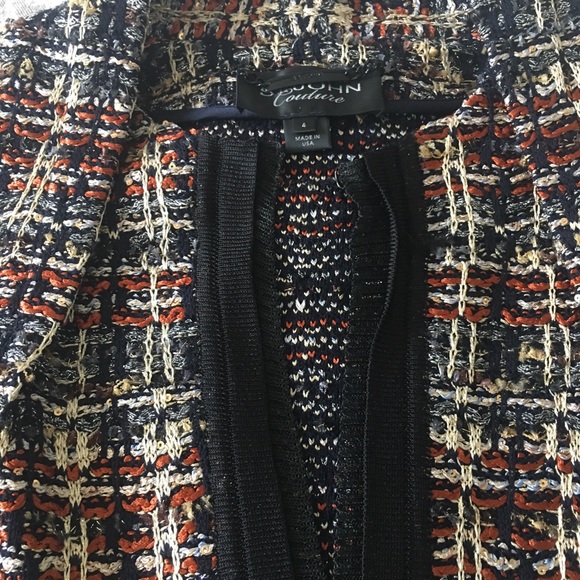 St. John Collection Boucle Gold Sequence Cardigan - Picture 2 of 3